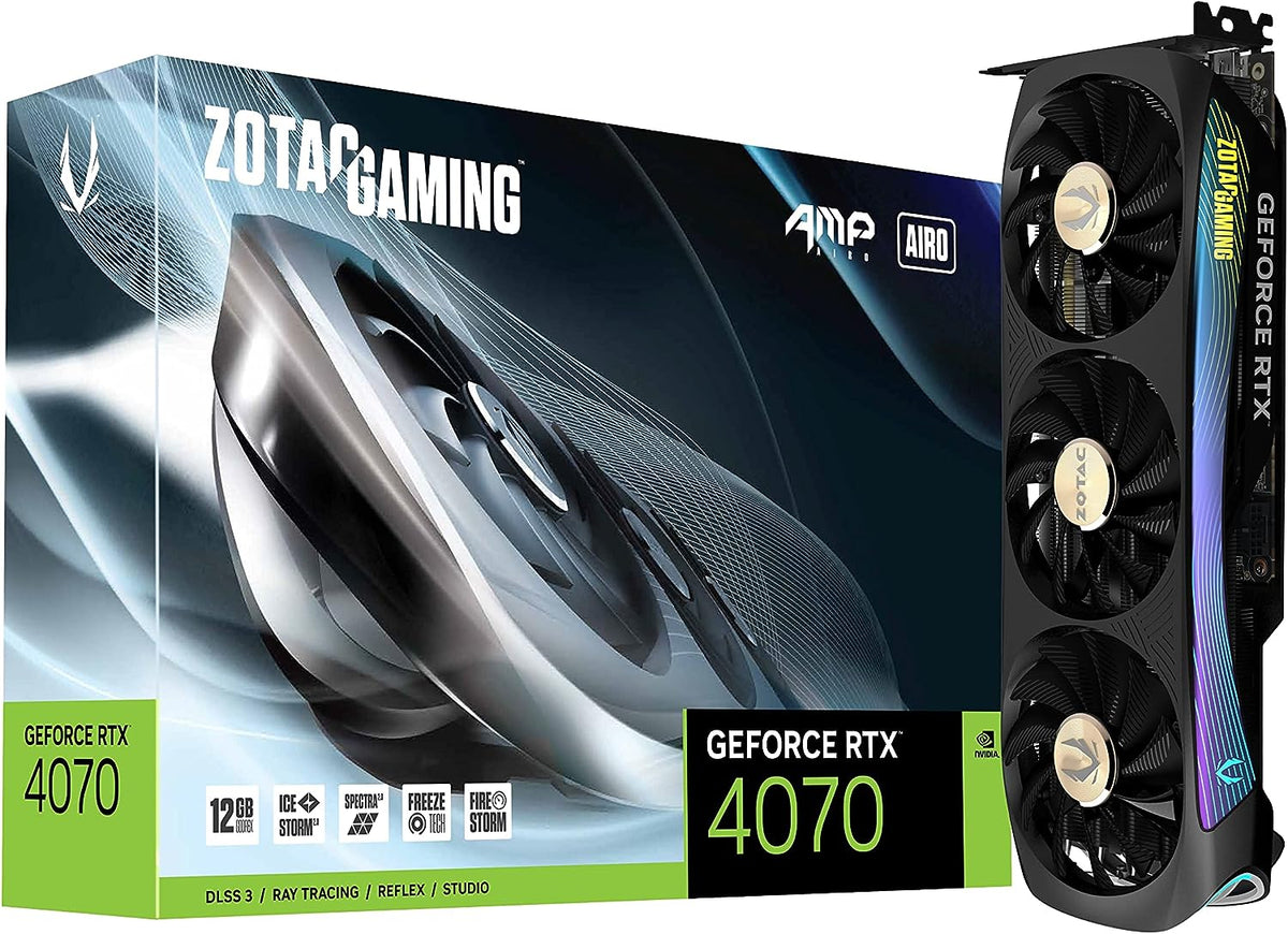 Graphics Card - Zotac Gaming AMP GeForce RTX 4070 12GB Graphics Card
